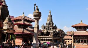Patan Durbar Square showcasing traditional Newari architecture and temples in Nepal